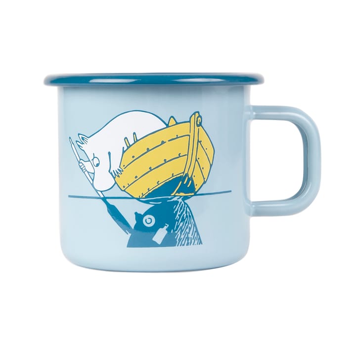 Our sea emaille mok 37 cl, Blauw Muurla
