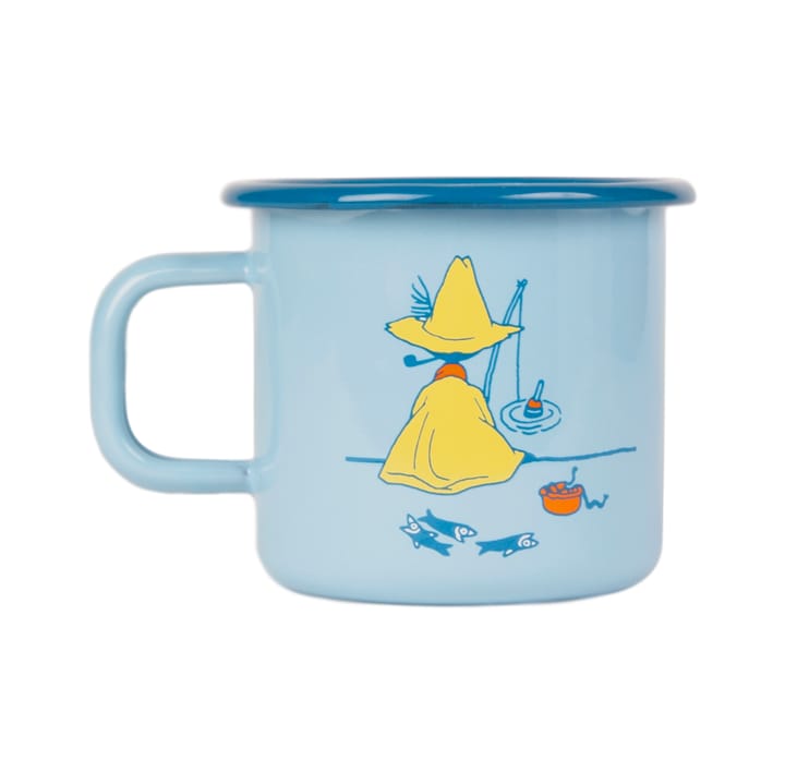 Our sea emaille mok 37 cl, Blauw Muurla