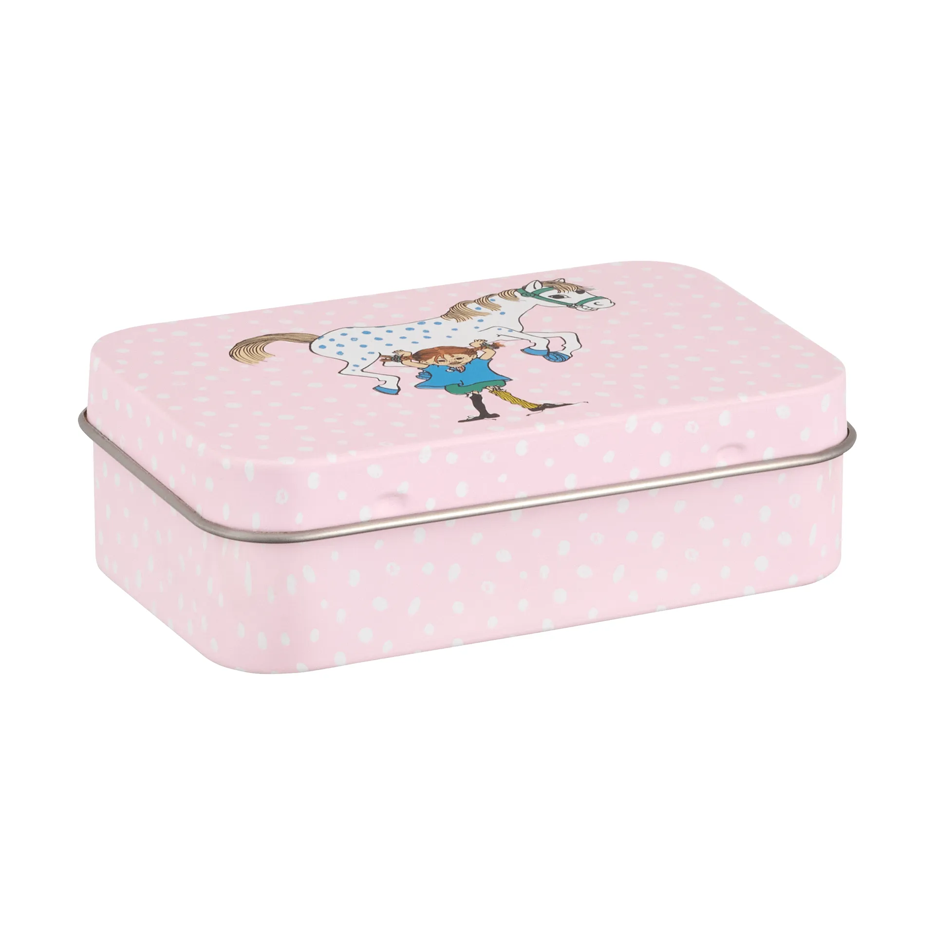 pippi blik 10x6,5x3 cm, Pippi and the Horse Muurla