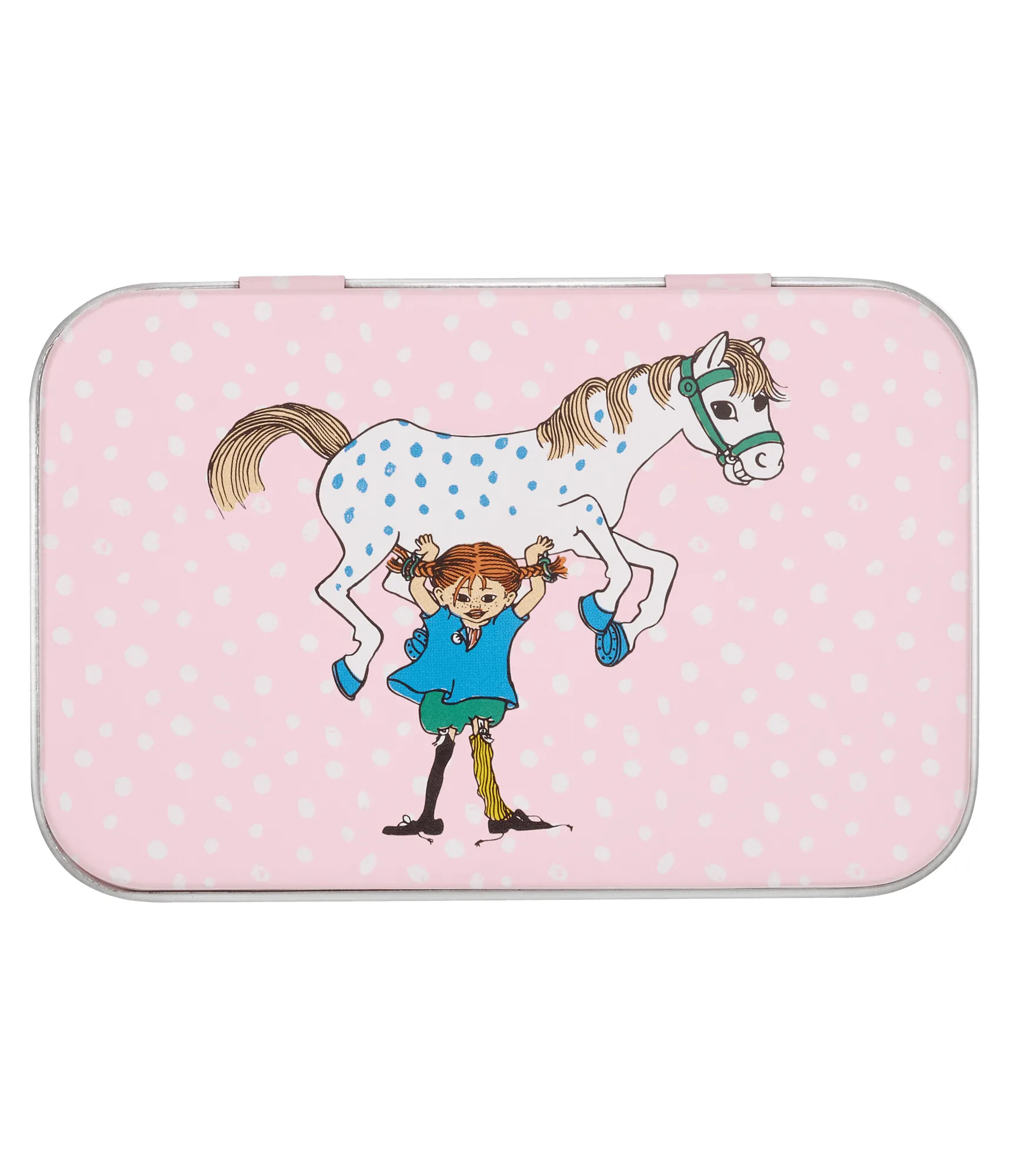 pippi blik 10x6,5x3 cm, Pippi and the Horse Muurla