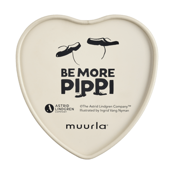 Pippi blik hartvormig 4x10 cm - Be More Pippi - Muurla