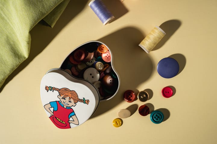 Pippi blik hartvormig 4x10 cm, Be More Pippi Muurla