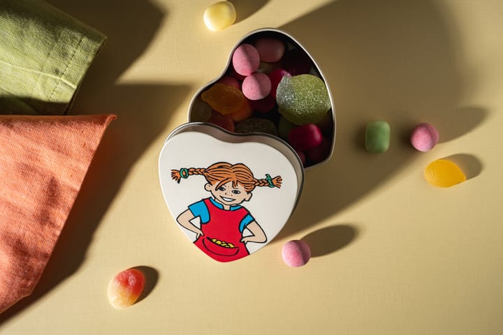 Pippi blik hartvormig 4x10 cm, Be More Pippi Muurla