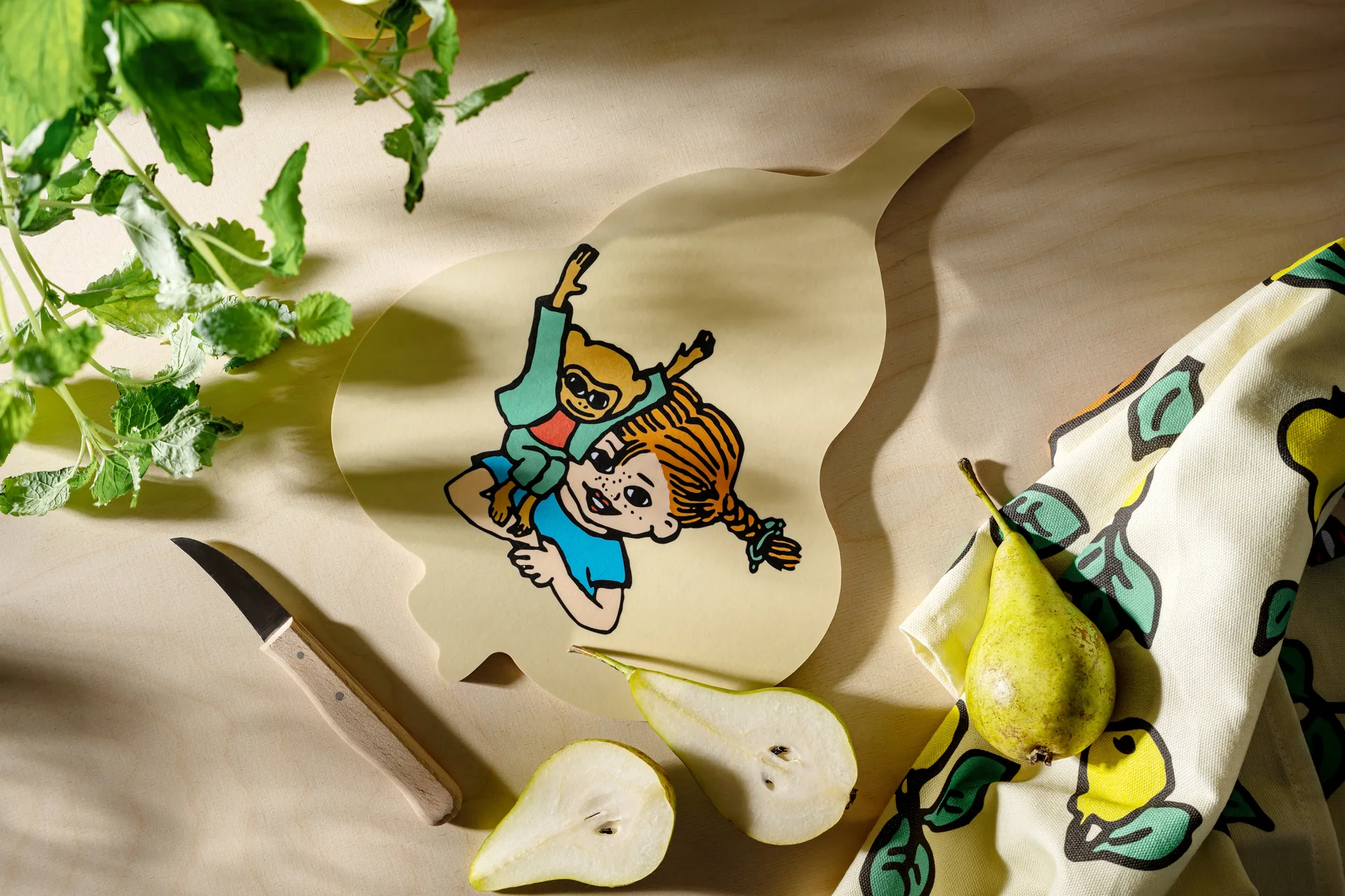 Pippi Chop & Serve snijplank 21x30 cm, Fruits Muurla