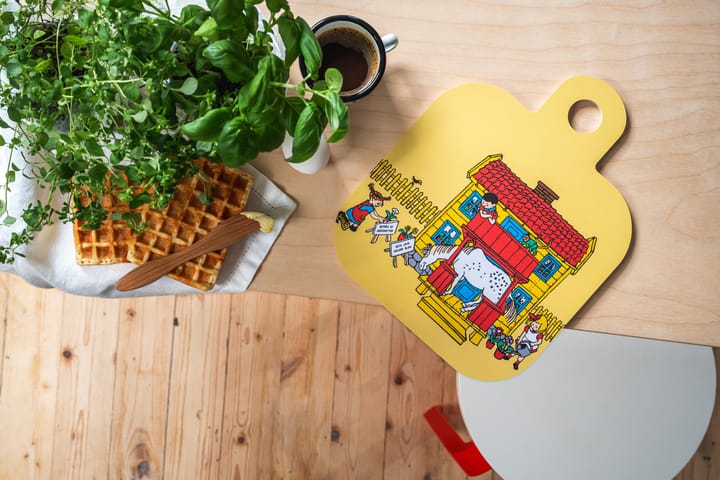 Pippi Chop & Serve snijplank 25x32 cm, Villa villekulla Muurla
