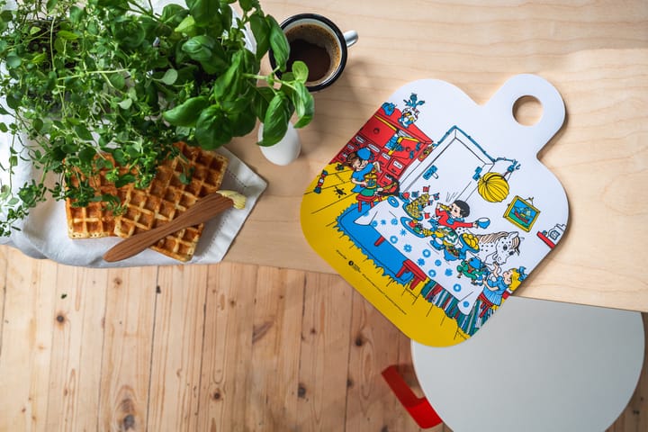 Pippi Chop & Serve snijplank 25x32 cm, Villa villekulla Muurla