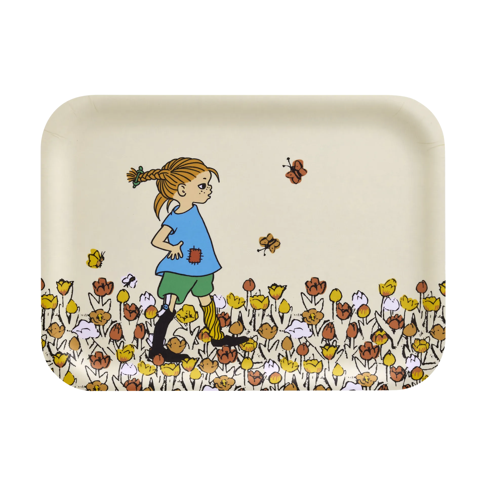 Pippi dienblad 20x27 cm, Be More Pippi Muurla