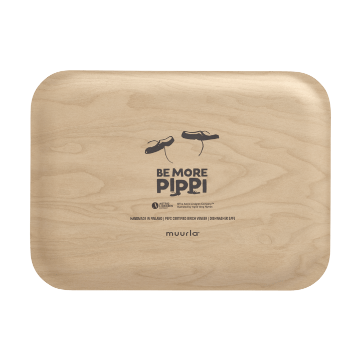 Pippi dienblad 20x27 cm, Be More Pippi Muurla