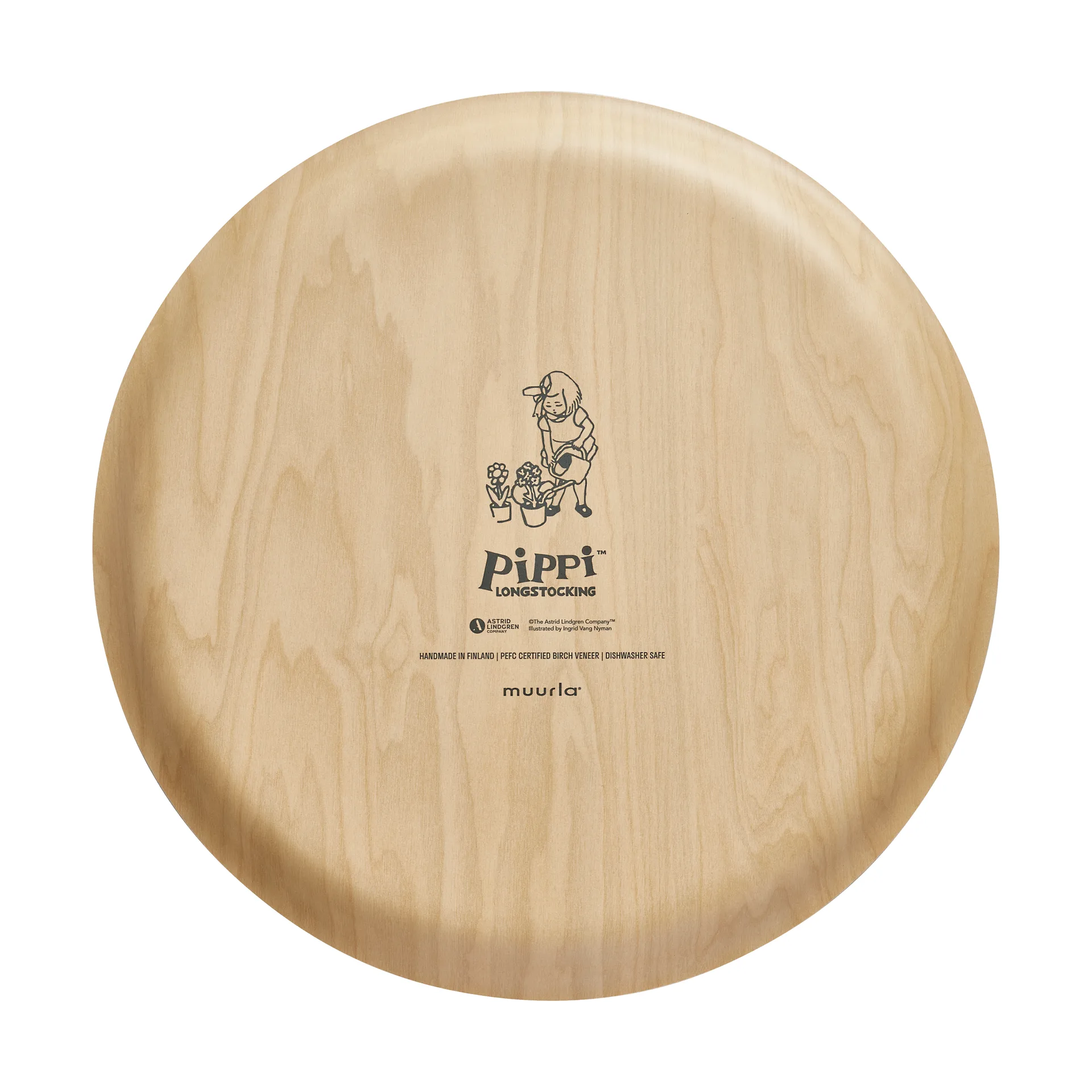 Pippi dienblad Ø35 cm, Villa villekulla Muurla