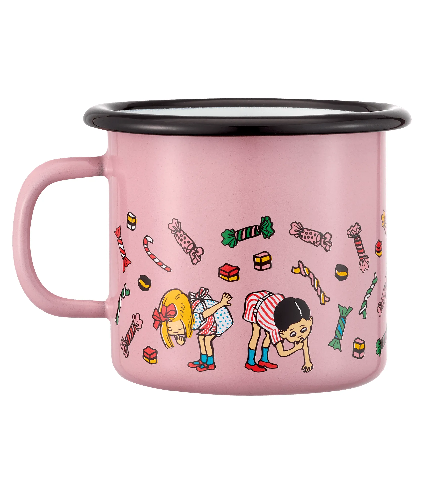 Pippi- geëmailleerde mok 2,5 dl, Candy Muurla