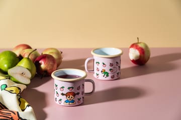 Pippi- geëmailleerde mok 2,5 dl - Fruits - Muurla