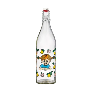 Pippi glazen fles 1 L - Fruits - Muurla