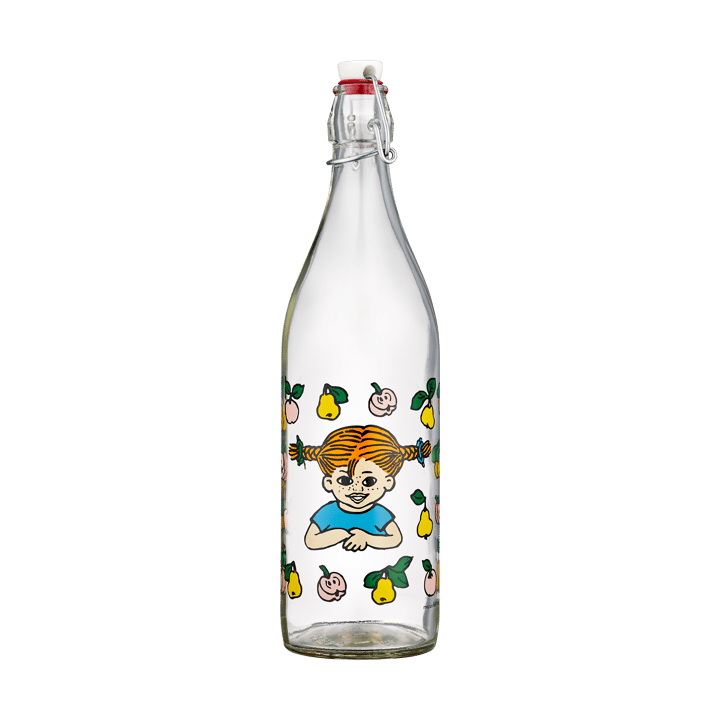Pippi glazen fles 1 L - Fruits - Muurla
