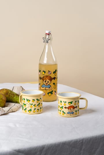 Pippi glazen fles 1 L - Fruits - Muurla