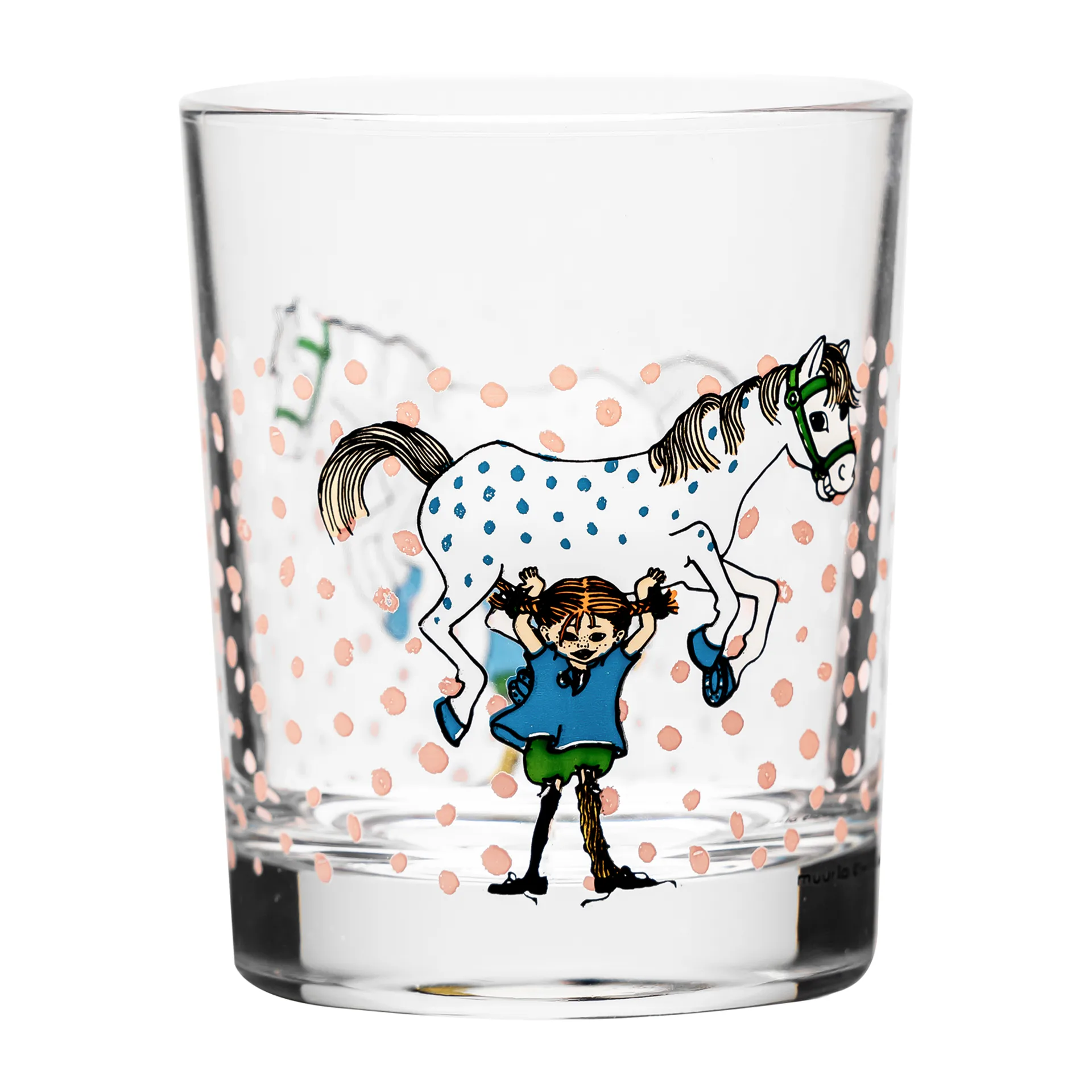 Pippi & Lilla Gubben drinkglas 20 cl, Multi Muurla