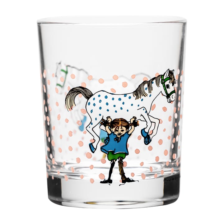 Pippi & Lilla Gubben drinkglas 20 cl - Multi - Muurla