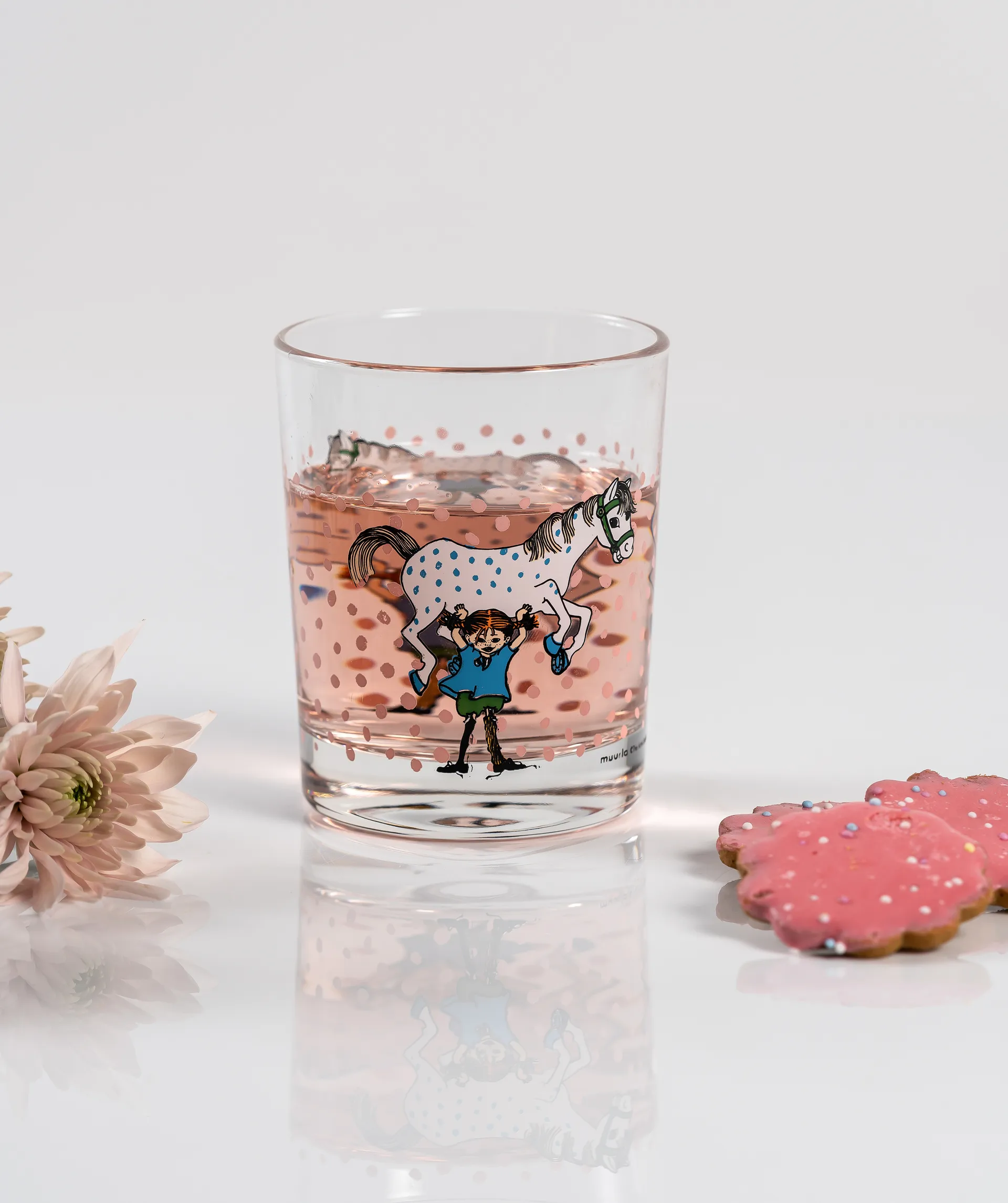 Pippi & Lilla Gubben drinkglas 20 cl, Multi Muurla