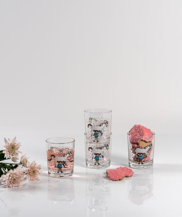 Pippi & Lilla Gubben drinkglas 20 cl - Multi - Muurla