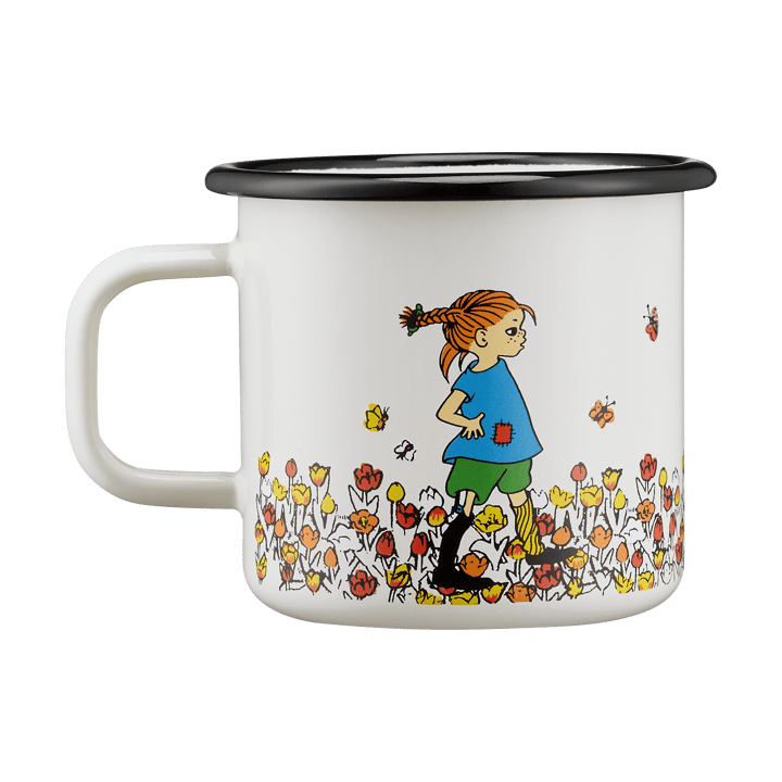 Pippi longstocking emaillen mok 3,7 dl, Be More Pippi Muurla