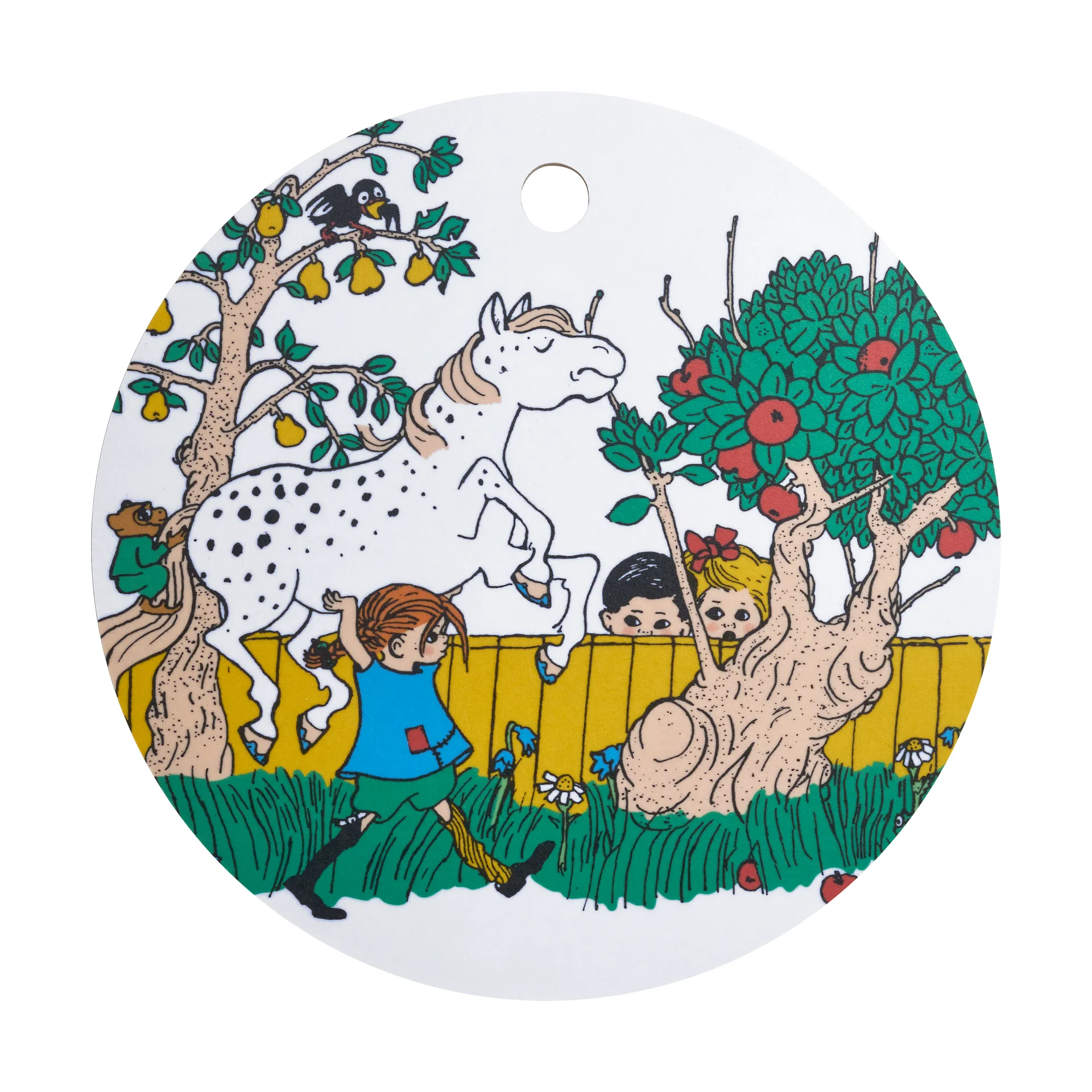 Pippi onderzetter Ø20 cm, The Way Home Muurla