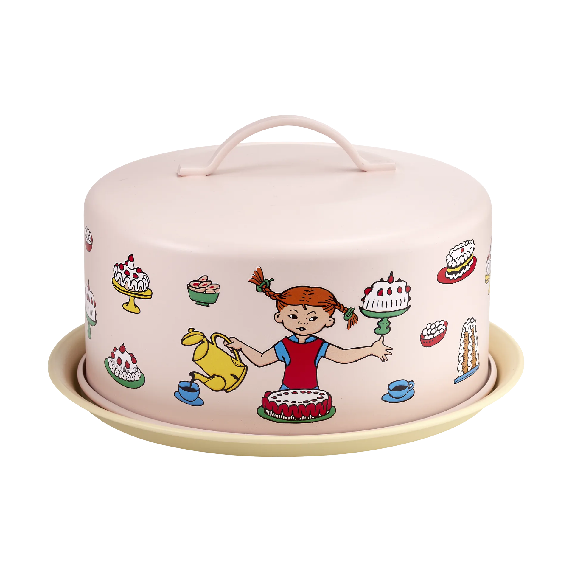 Pippi plateau met stolp, Verjaardag Muurla