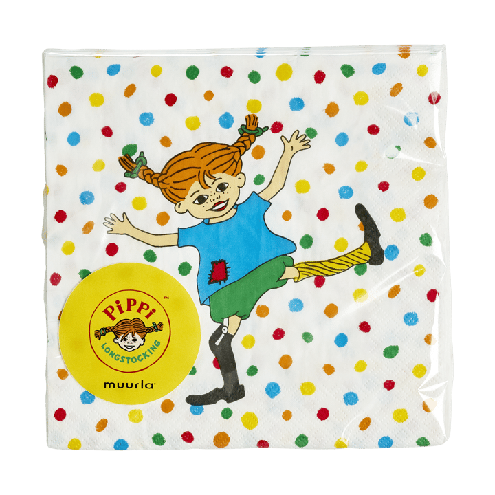 Pippi servetten 33x33 cm 20-pack, Hopsasa Muurla