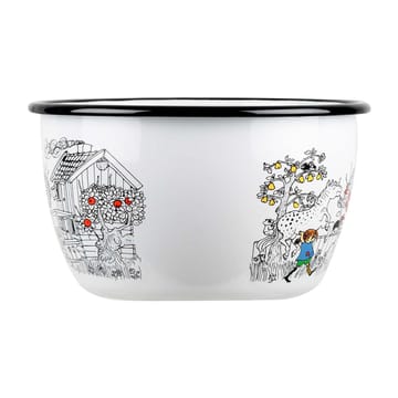 Pippi The Way Home emaillekom 2 liter - White - Muurla