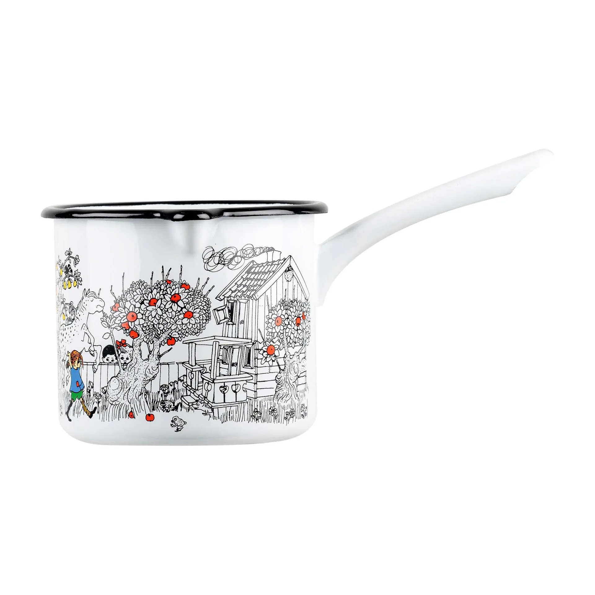 Pippi The Way Home steelpan 1,3 liter, White Muurla