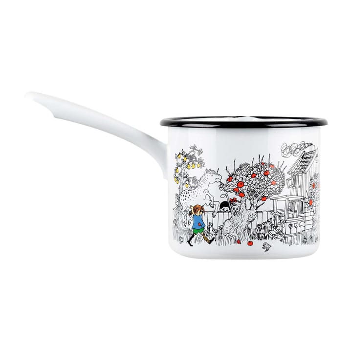 Pippi The Way Home steelpan 1,3 liter, White Muurla