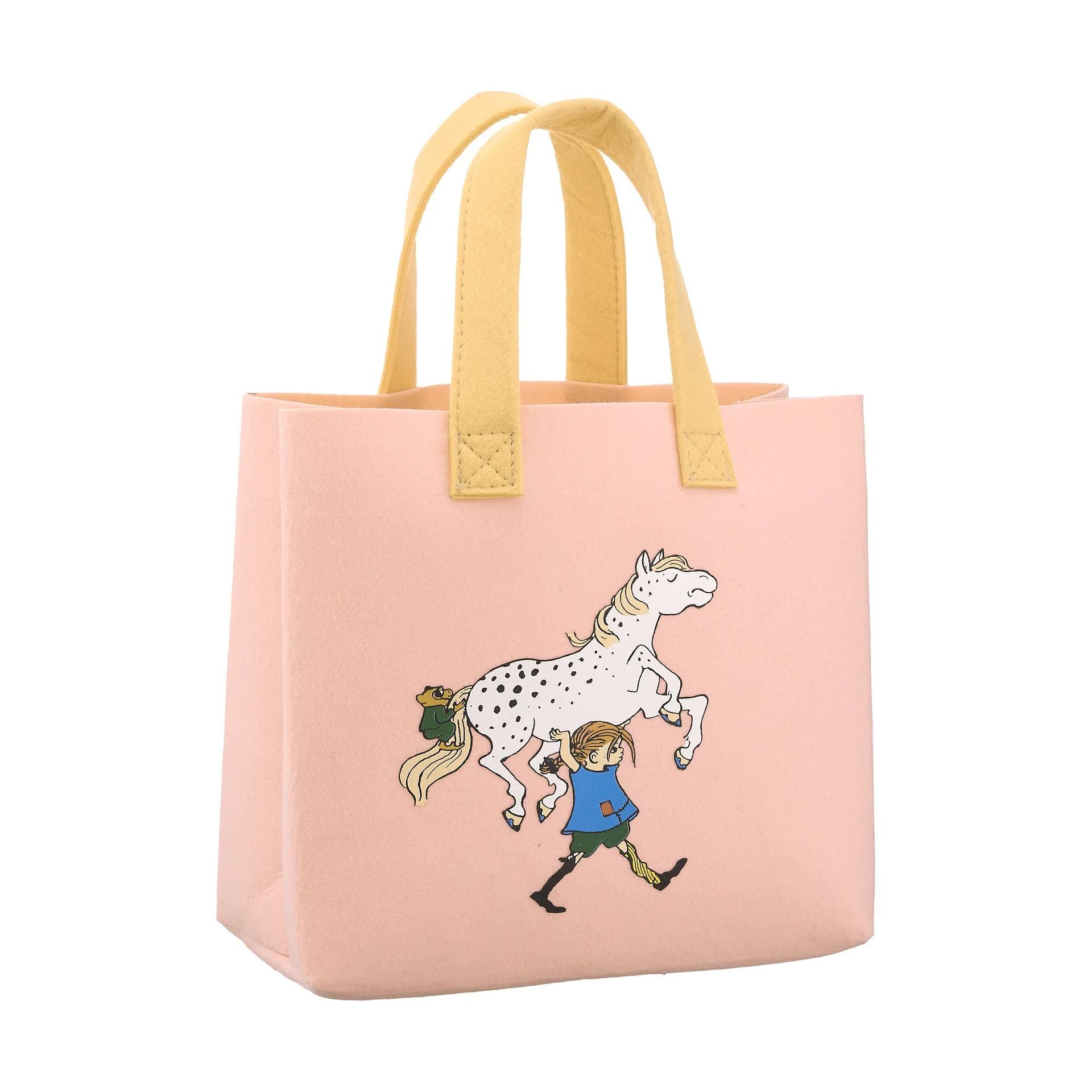 Pippi Tote Bag tas 25x25 cm, Pippi and the Horse Muurla