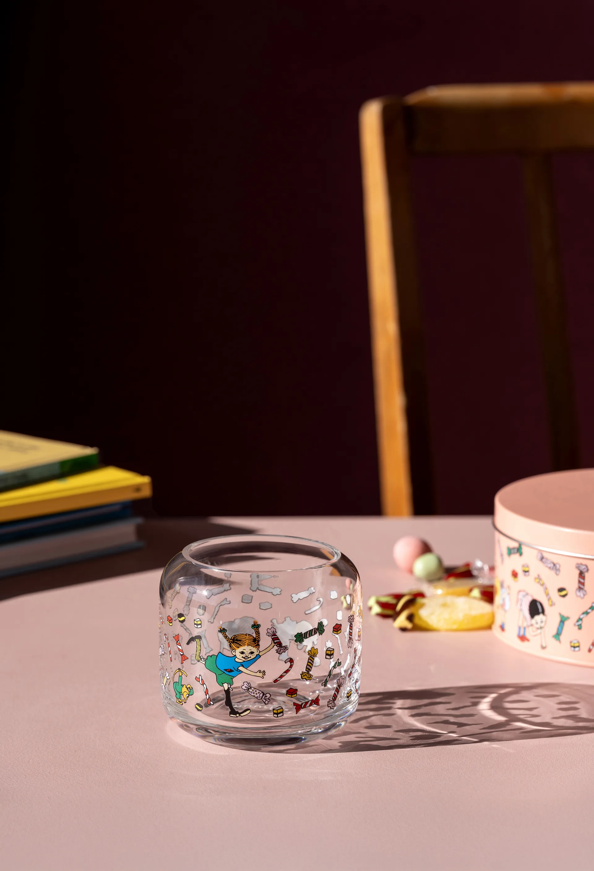 Pippi windlicht Ø9x8 cm, Candy Muurla