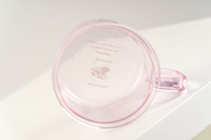 Snorkmaiden glazen mok 35 cl, Roze Muurla