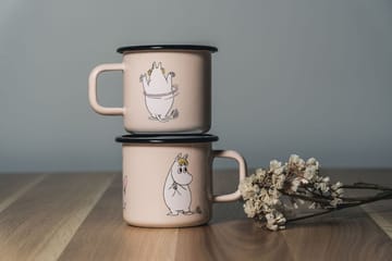 Snorkmaiden Retro emaillemok 37 cl - Beige - Muurla