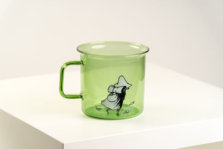 Snufkin glazen mok 35 cl, Groen Muurla