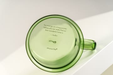 Snufkin glazen mok 35 cl - Groen - Muurla