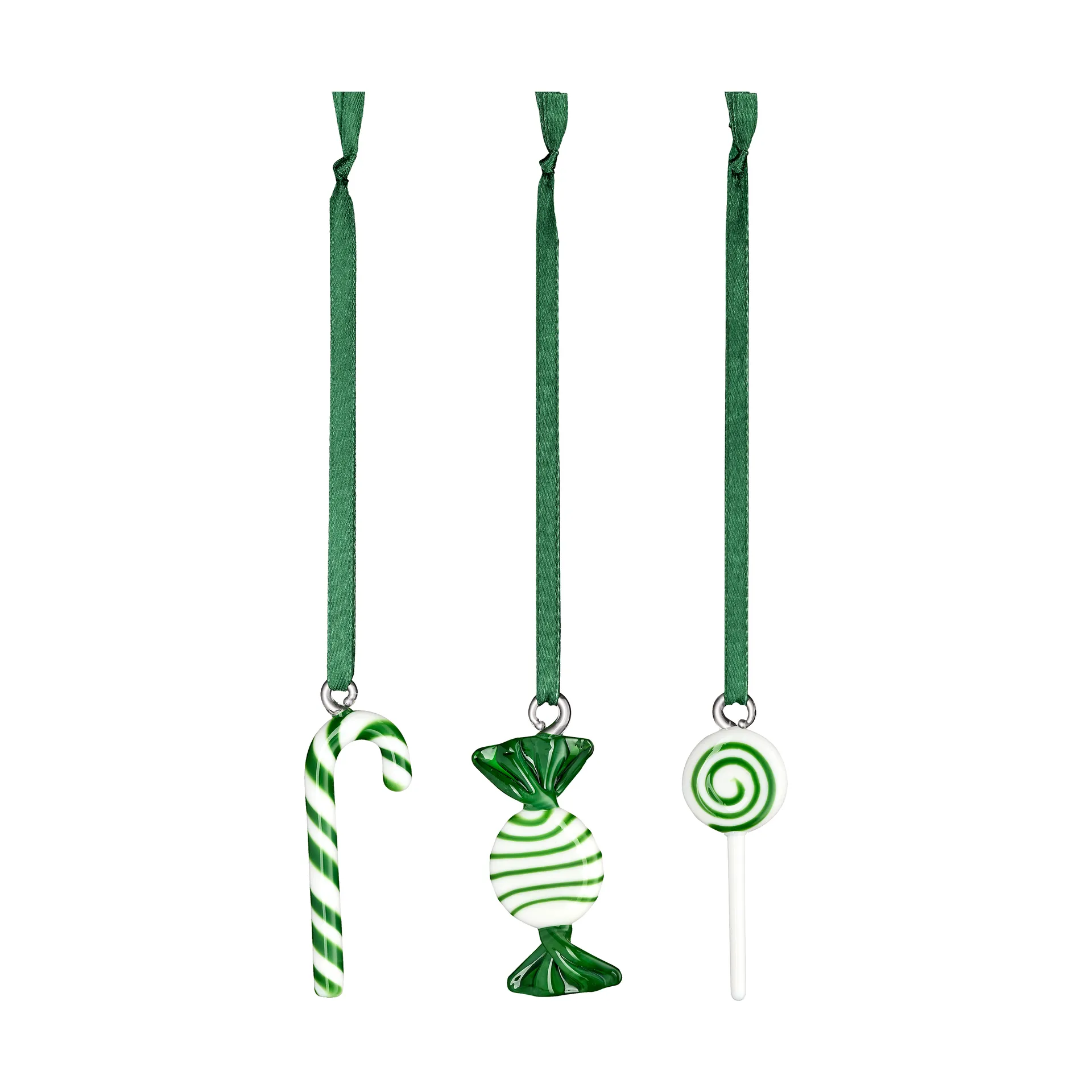 Sweets kerstdecoratie 3-pack, Groen Muurla