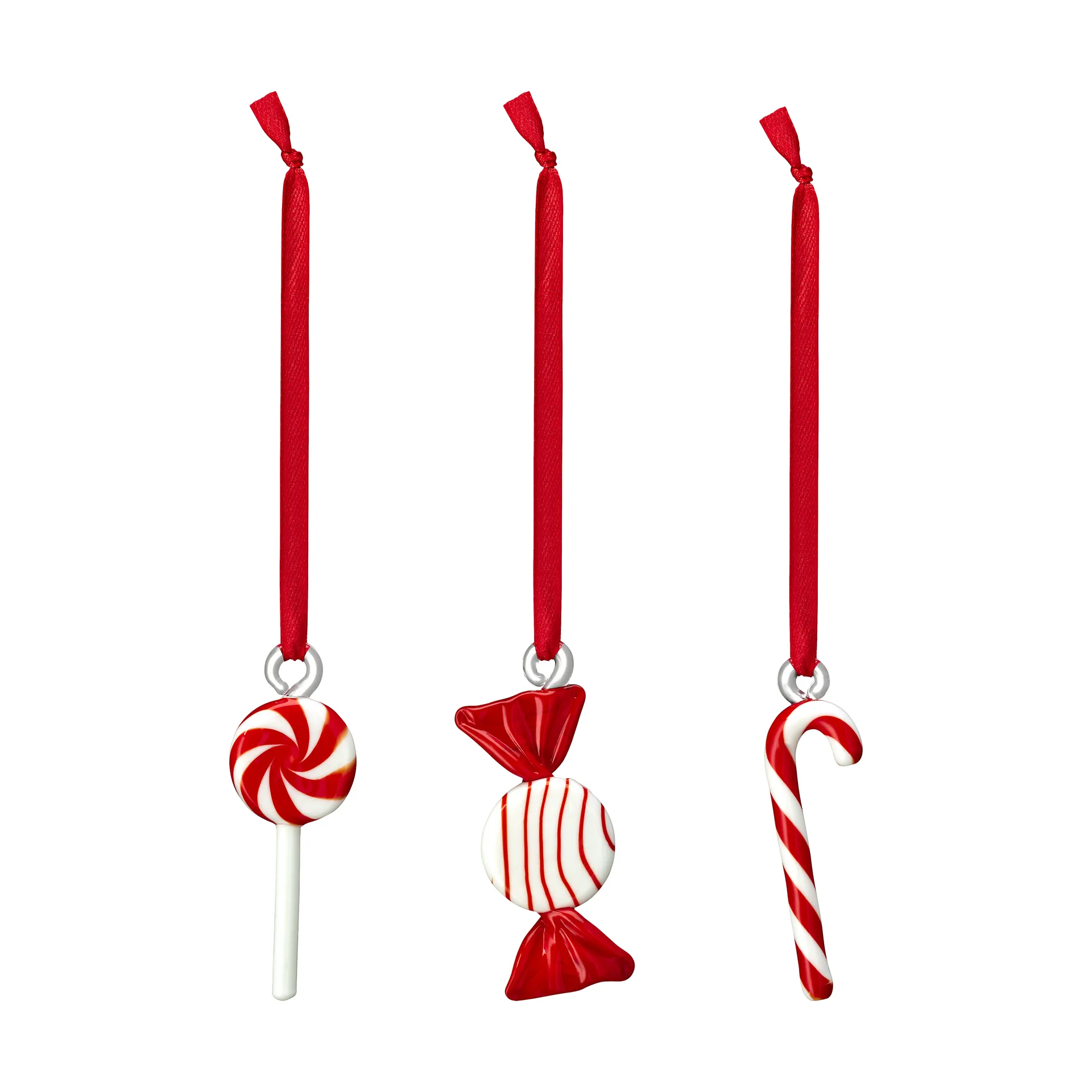 Sweets kerstdecoratie 3-pack, Rood Muurla