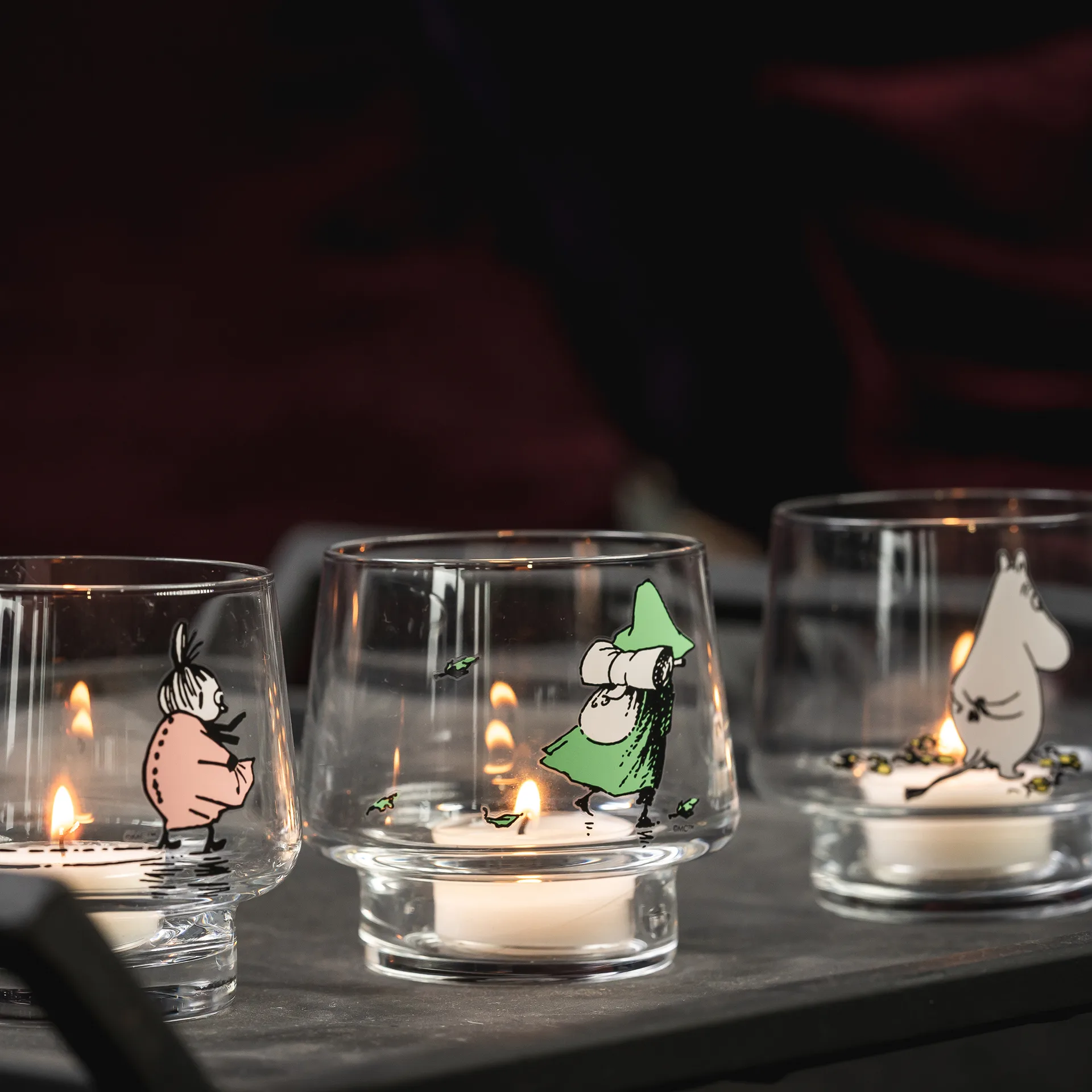 The wait theelichthouder, Helder-wit Muurla