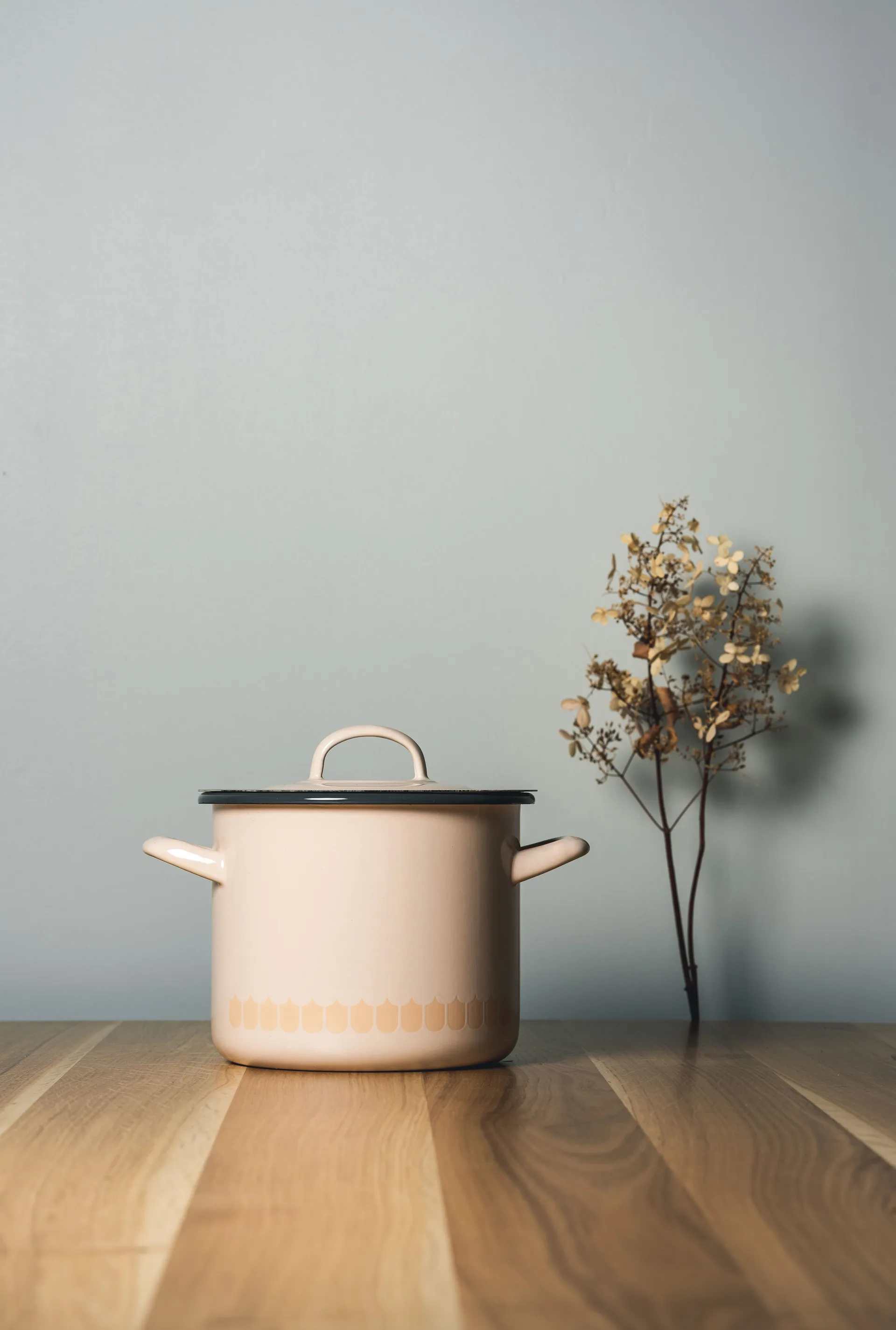 Vappu emaille braadpan 2,5 L, Beige Muurla