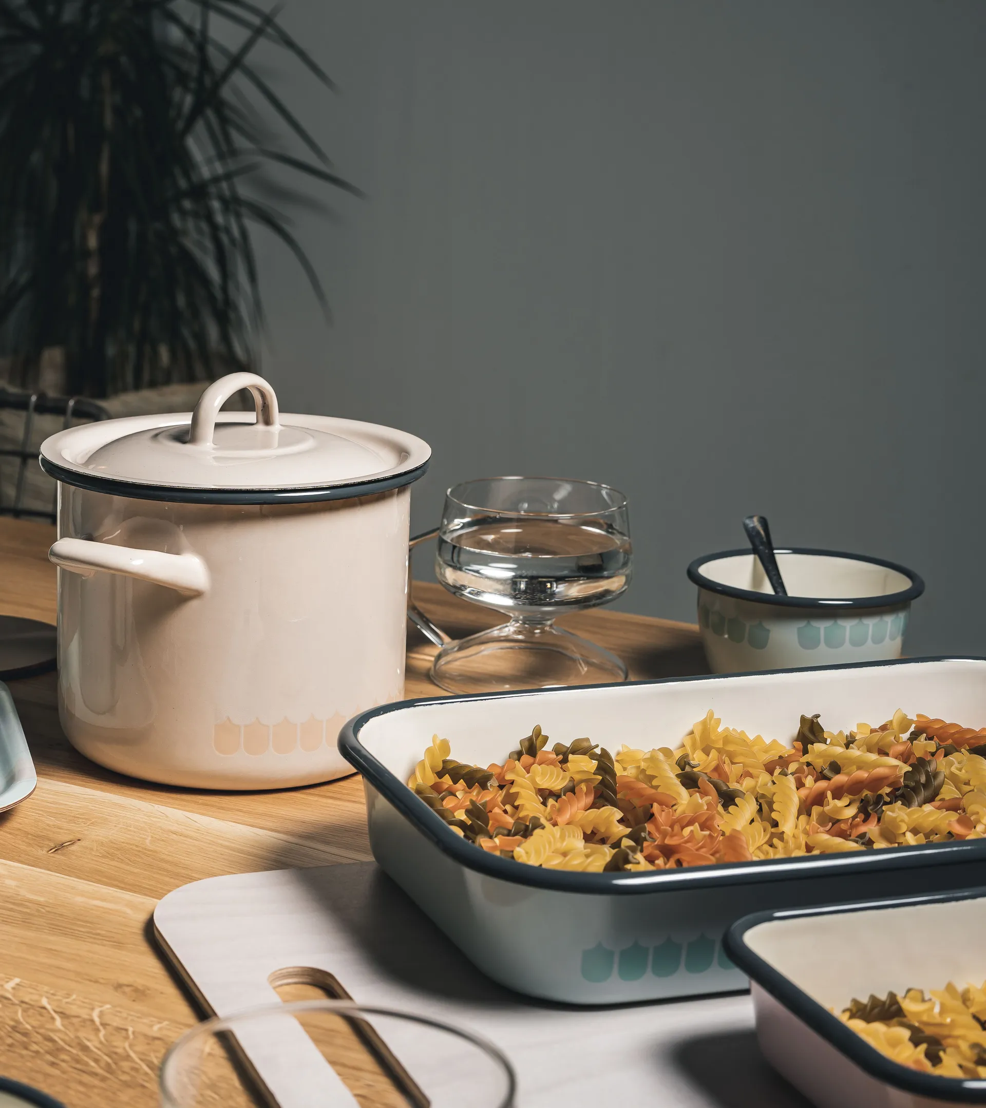 Vappu emaille braadpan 2,5 L, Beige Muurla