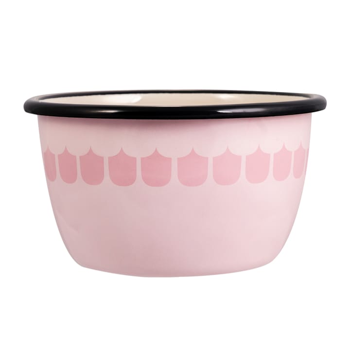 Vappu emaille kom 60 cl - Roze - Muurla