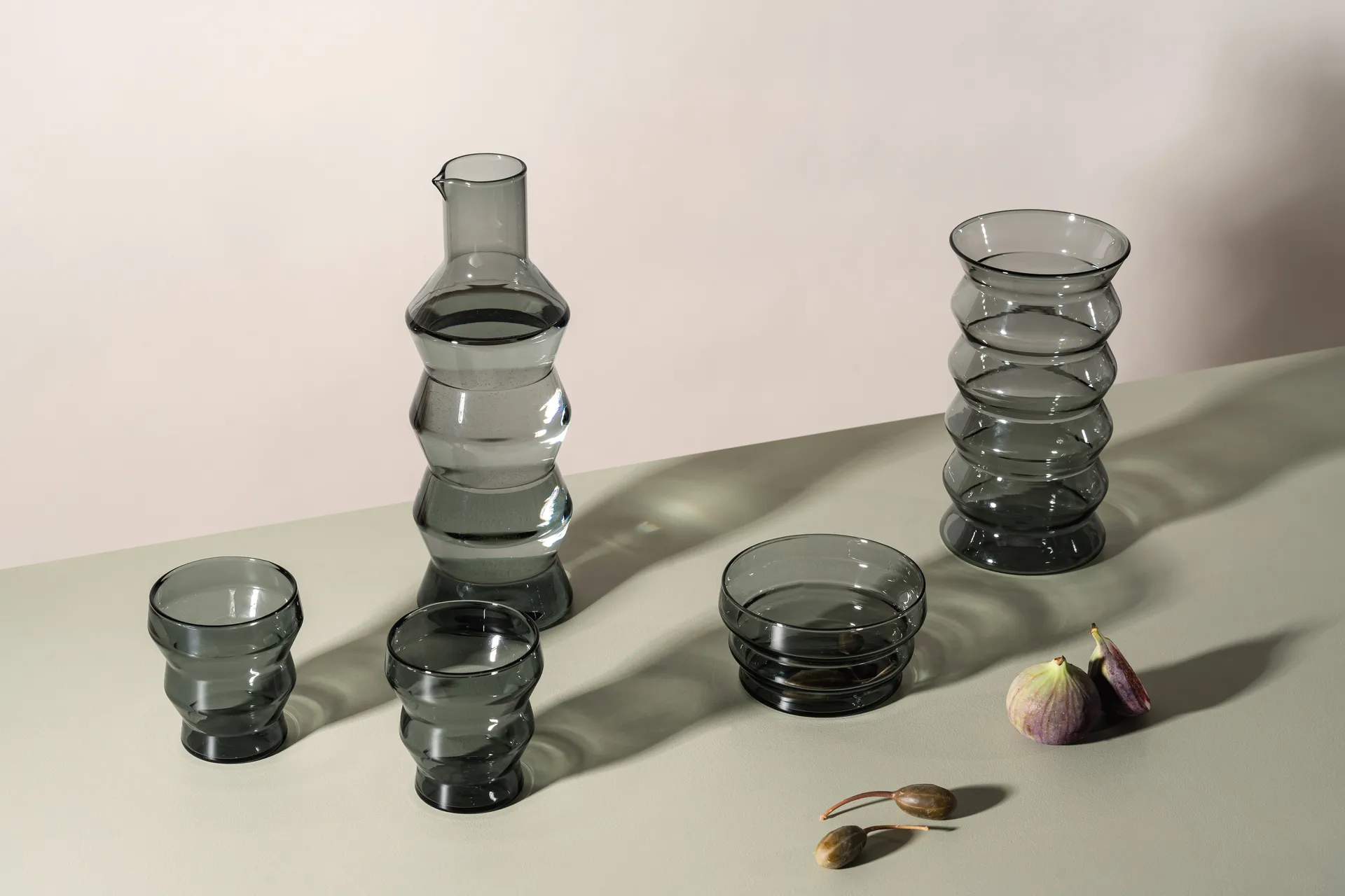 Waves schaal 50 cl, Grijs Muurla