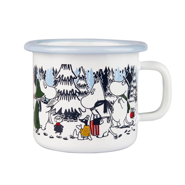 Winter forest emaille mok, 2,5 dl Muurla