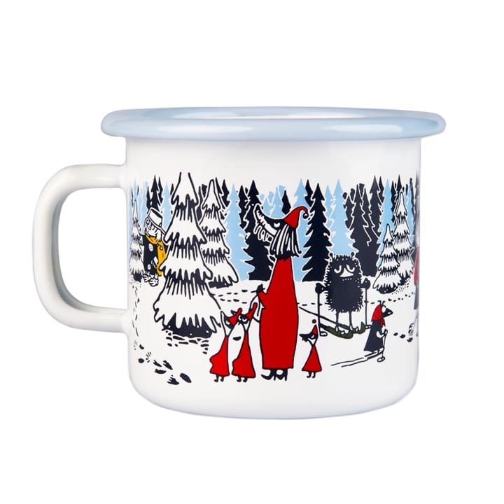 Winter forest emaille mok, 2,5 dl Muurla