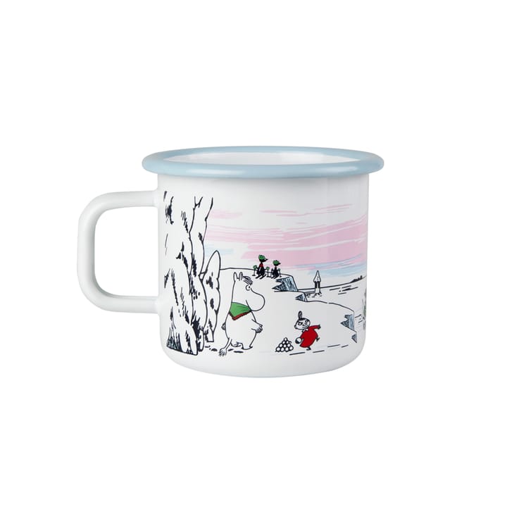 Winter time emaille mok 3,7 dl, Winter time Muurla
