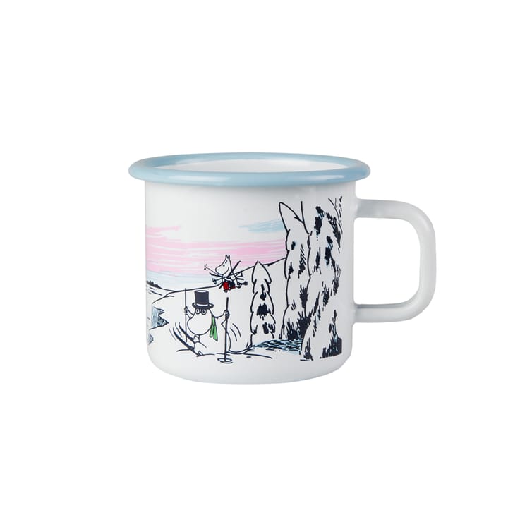 Winter time emaille mok 3,7 dl, Winter time Muurla