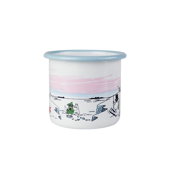 Winter time emaille mok 3,7 dl, Winter time Muurla
