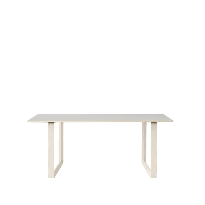 70/70 eettafel 170x85 cm - Grey linoleum-Plywood-Sand - Muuto