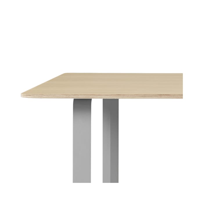 70/70 eettafel 170x85 cm - Oak veneer-Plywood-Grey - Muuto