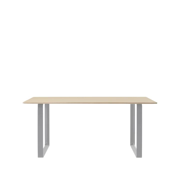 70/70 eettafel 170x85 cm - Oak veneer-Plywood-Grey - Muuto